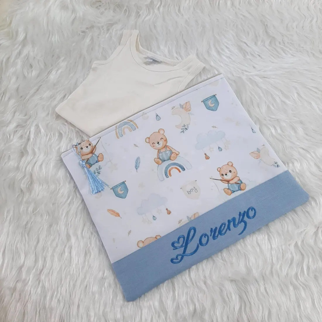 Pochette Classica Grande Ricamata