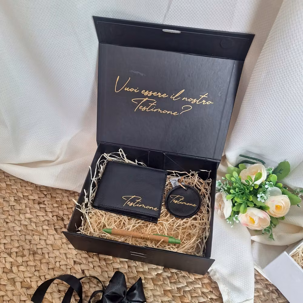 Box Testimone Lui · Portafoglio