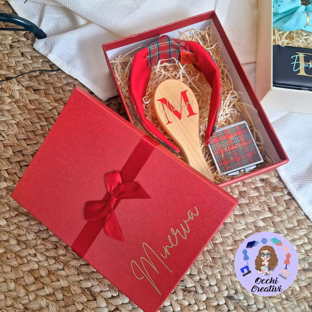 Box Capelli · Tiara, Spazzola e Specchietto